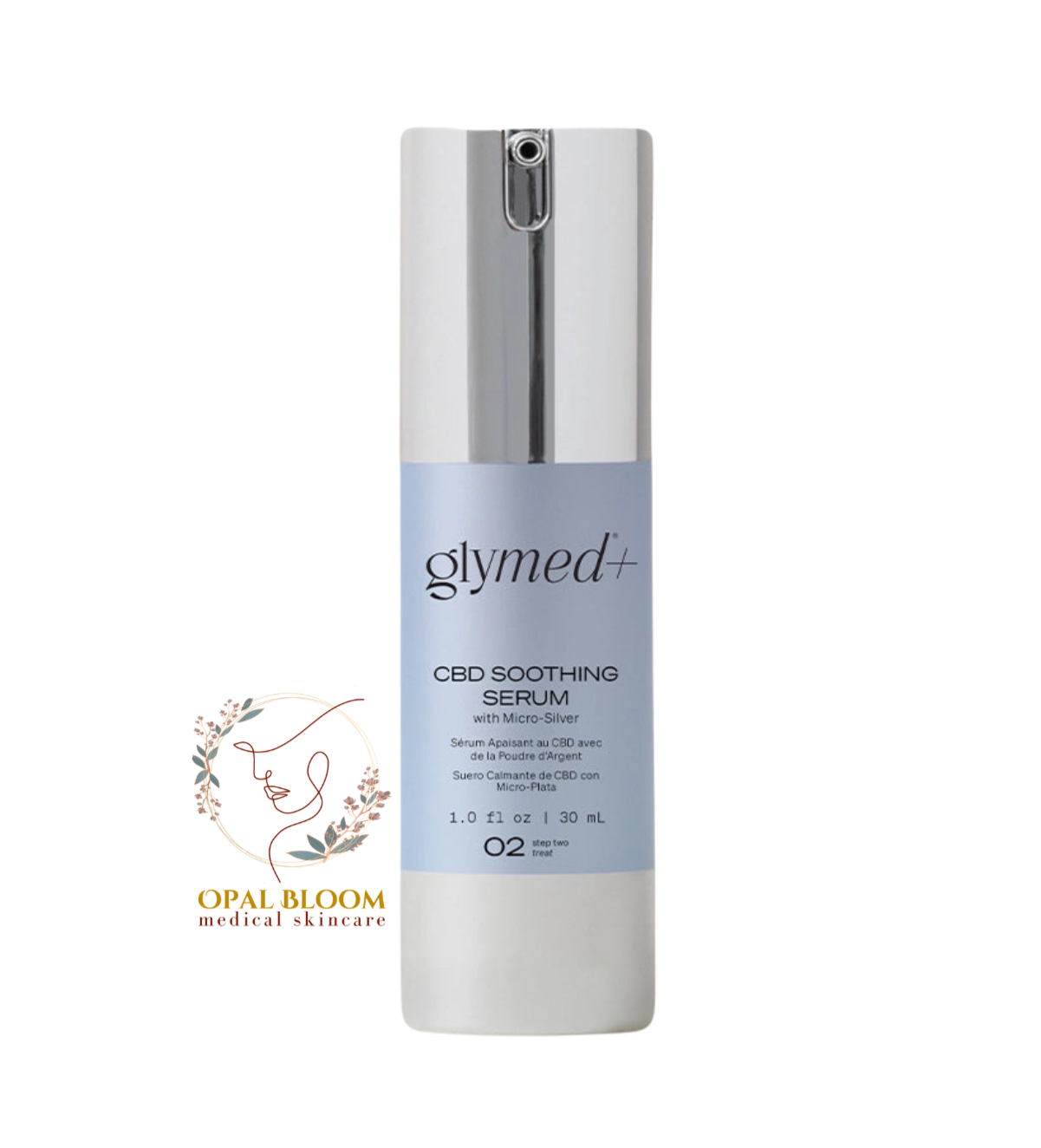 Glymed CBD Micro Silver Soothing Serum